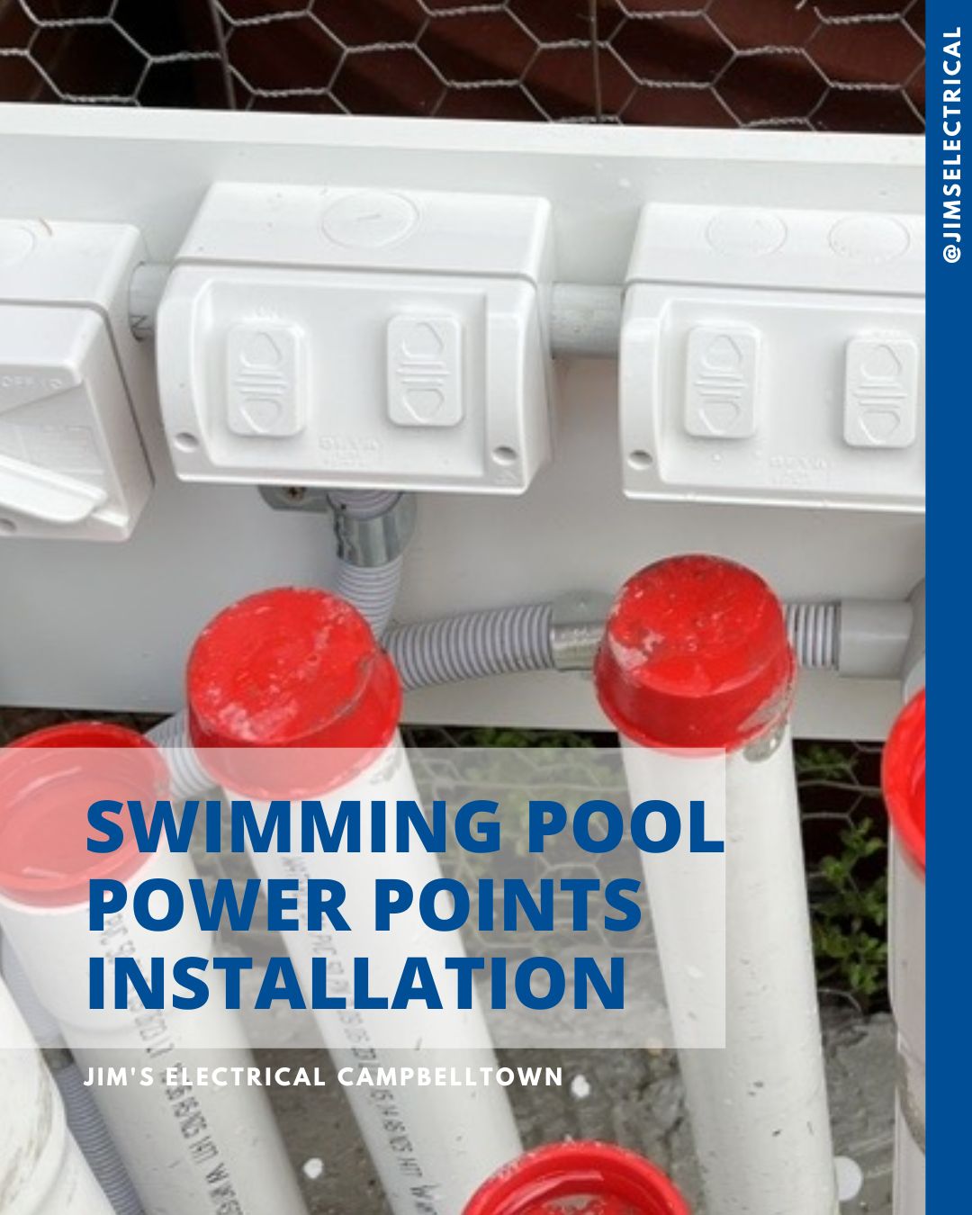 Swimming Pool Power Points Installation